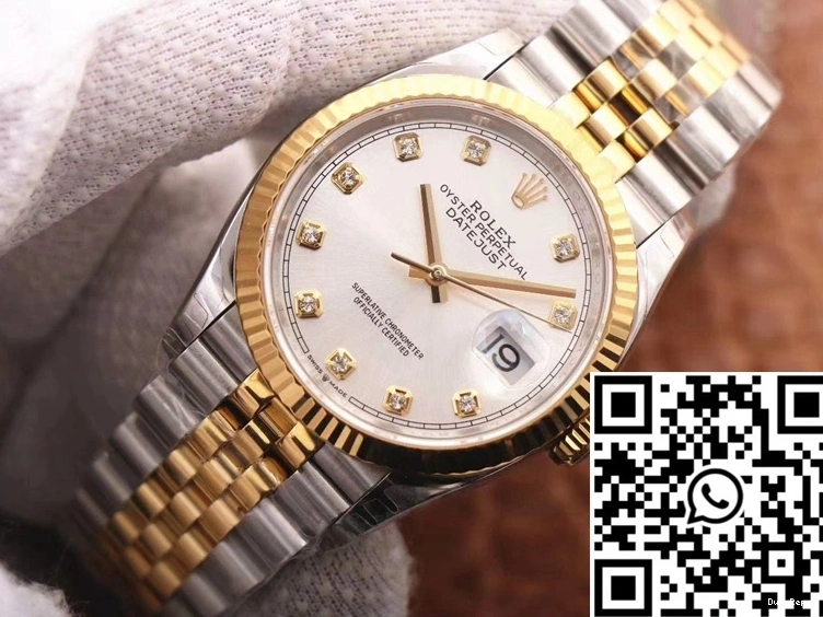 Datejust EW Dial 126233 White Factory Rolex 1024